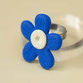 Anillo Bloom Azul Brillante