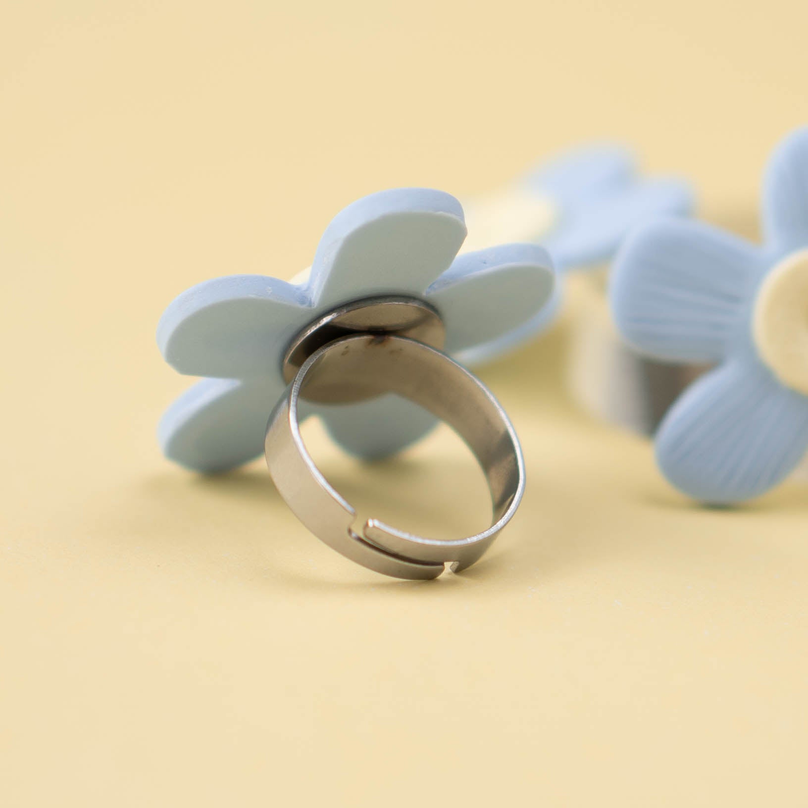 Anillo Bloom Celeste