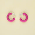 Aretes de Arcilla Frambuesa