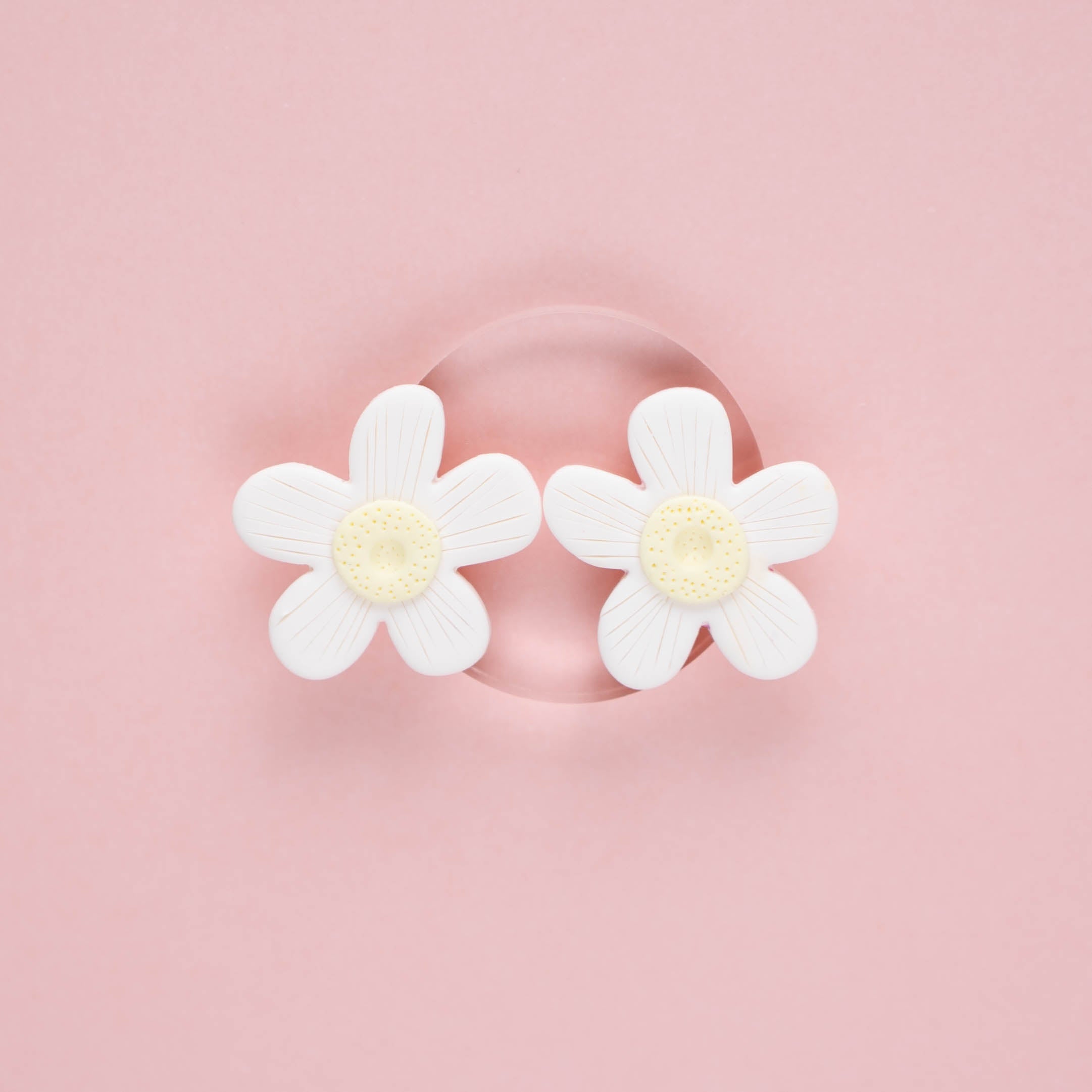 Pendientes Bloom Blanco
